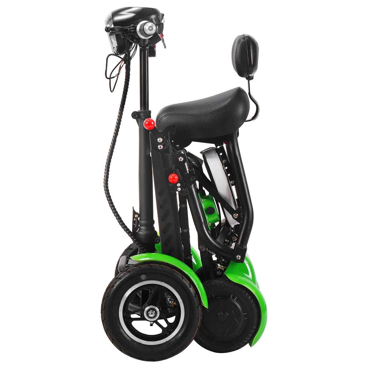 New handicapped Foldable Electric Scooter Adult Dual motor 4 Wheels Folding Electric Wheelchair Scooter For Elderly People