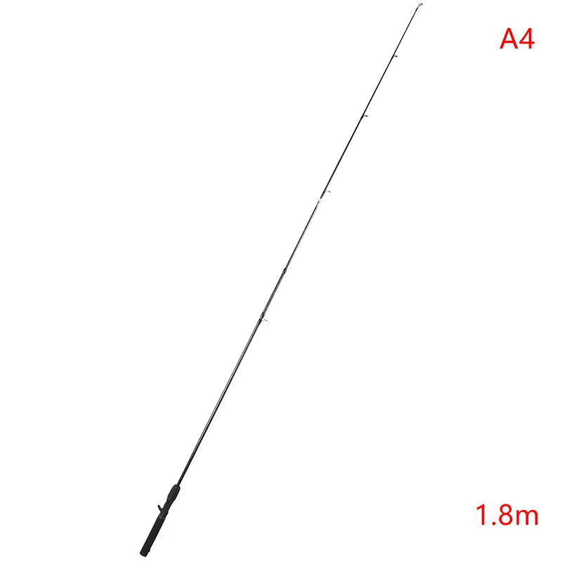 Fishing Lure Rod 1.65/1.8/2.1M Spinning Rod Fishing Rod New Design Carbon Fiber Spinning Baitcasting Fishing Pole