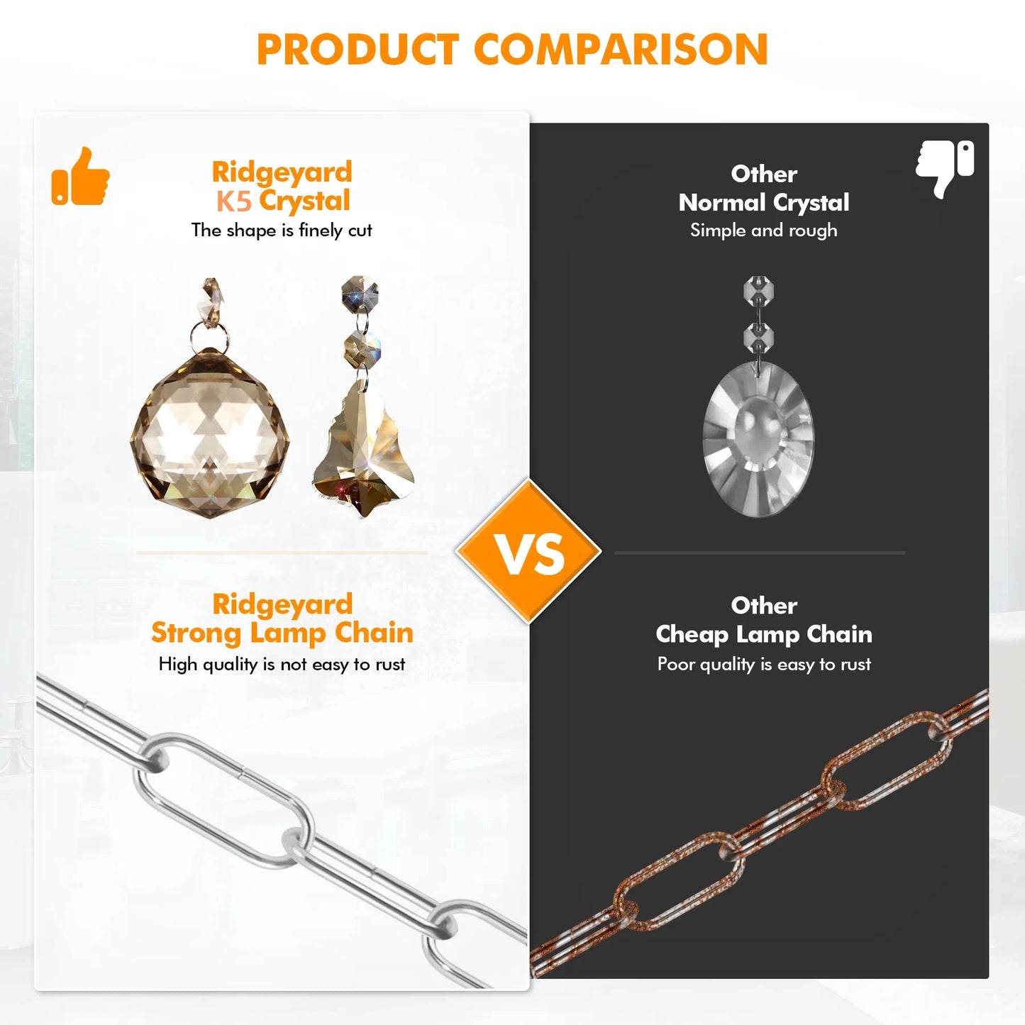 4 Arms Crystal Chandelier Pendant Light Transparent Cognac Gold LED Luxury Lamp Dining Living Room Decoration Lighting