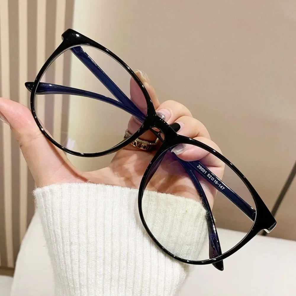 10PCS Fashion Oval Glasses  Anti Radiation Retro Eyeglasses for Woman Men  Anti Blue Light Eyewear