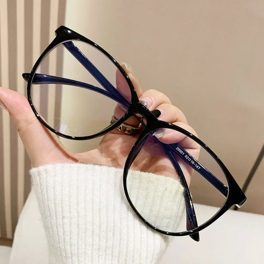 10PCS Fashion Oval Glasses  Anti Radiation Retro Eyeglasses for Woman Men  Anti Blue Light Eyewear