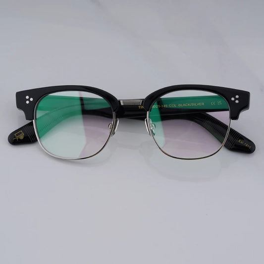 LEMTOSH Glasses Frames TINIF For Men Women Acetate Alloy Square Classic Eyewear Designer Brand Vintage Fashion Eyeglasses