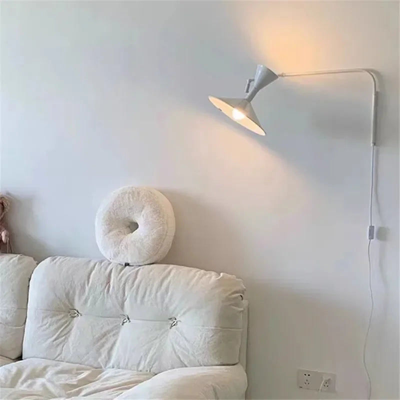 Marseille Wall Lamp Creative Sconce Lamp Adjustible Industrial Design Light for Living Room Rotatable Bedroom Bedside Lamp