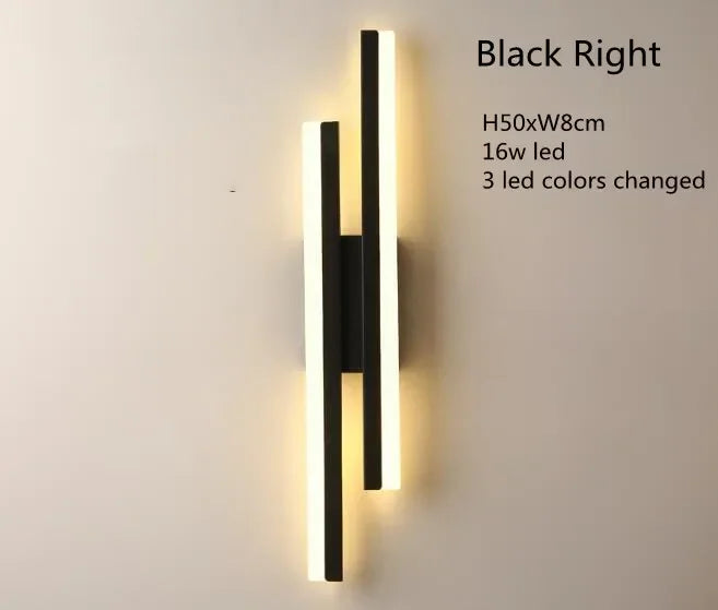 Modern LEDWall Lamp Wall Sconces Copper Line Pipe Acrylic Lampshade Indoor Lighting for Living Room Corridor Light Fixture Led