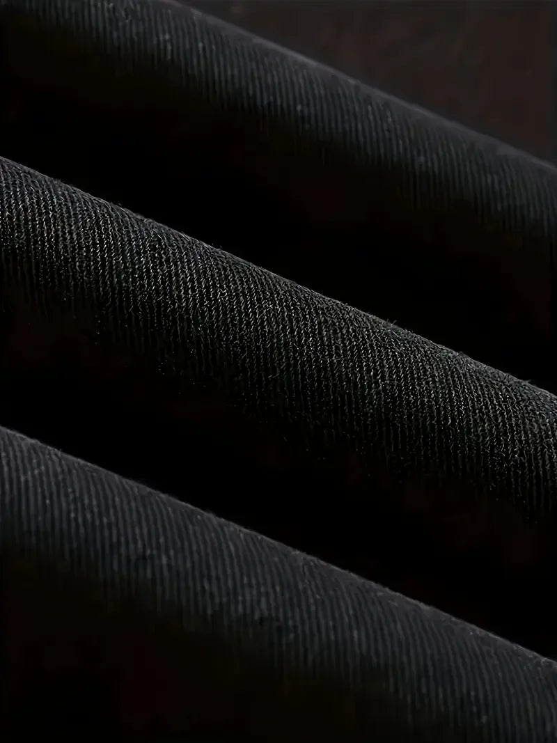 Men's casual jeans - Street style, comfortable stretch denim, hole details, zipper design, suitable for all seasons