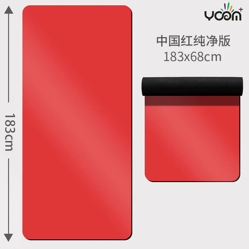 Cross-Border Anti-Slip Fitness Sports Mat Home Yoga Mat Made of Thickened 5mm Natural Rubber Silent Shock Absorption