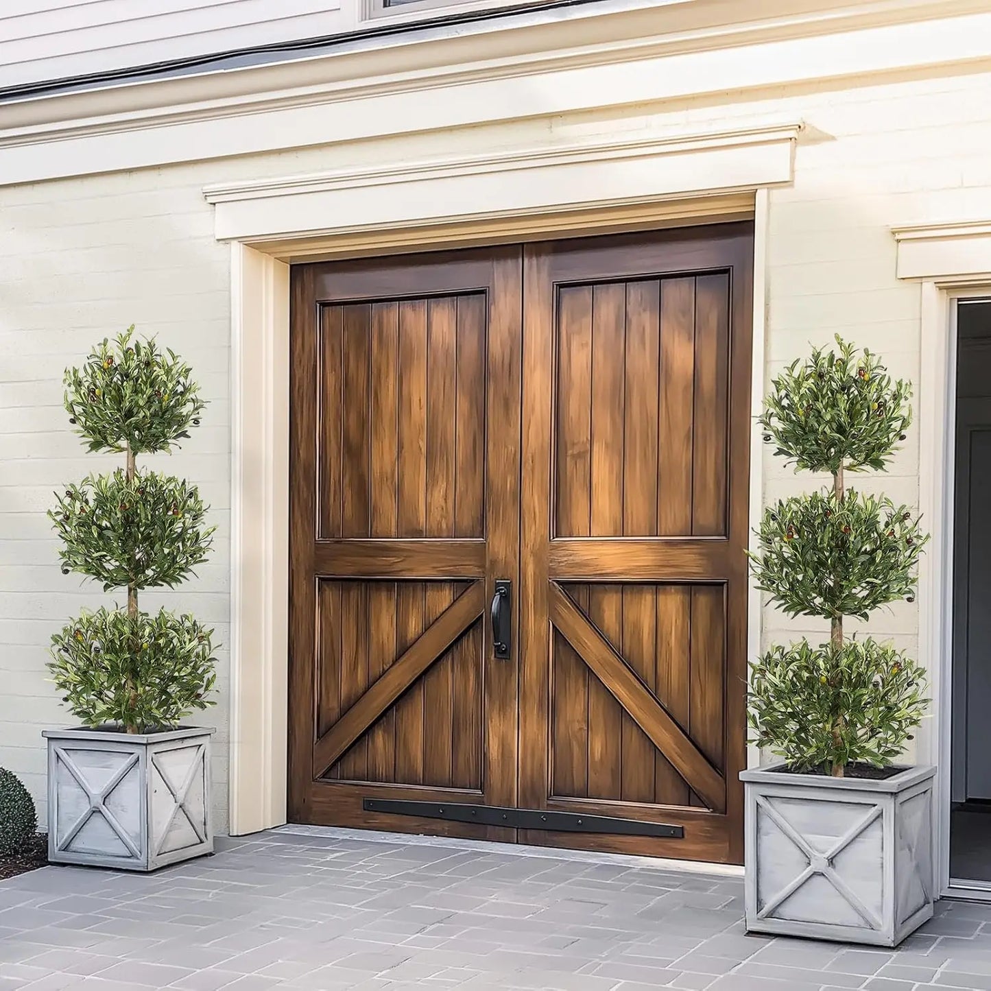 Artificial Olive Tree 5FT Tall Olive Trees Artificial Indoor, Fake Olive Tree with Planter Faux Olive Tree for Home Office Decor