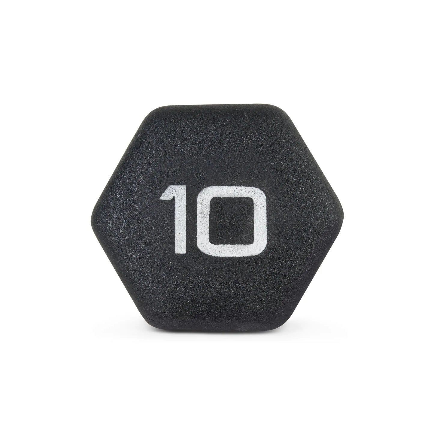 Barbell, 10lb Black Neoprene Dumbbell, Pair full-body workout prevent rolling