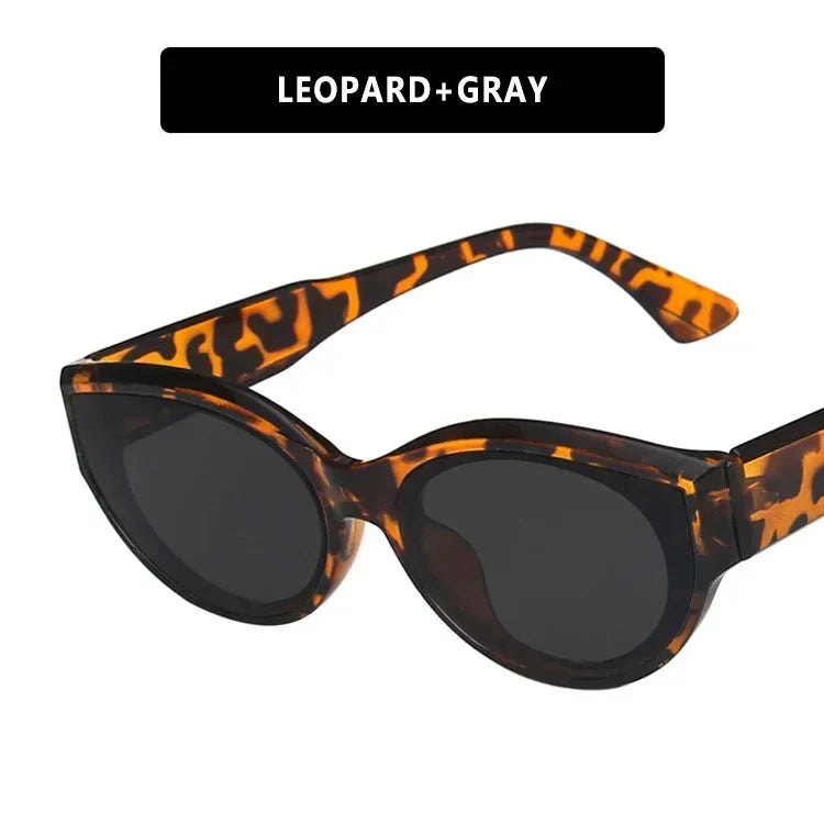High-end Trend UV Resistant Sunglasses Vintage Cat Eye Small Frame Sunglasses Men Women Sun Protection and Driving Sunglasses