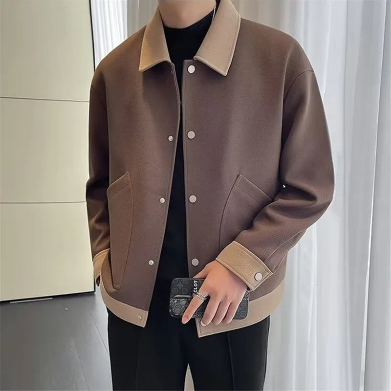Autumn Men's Clothes Baseball Uniforms Men's Casual Coat Mens Clothing New in Jackets Man Anorak Coats Windbreaker Winter Male