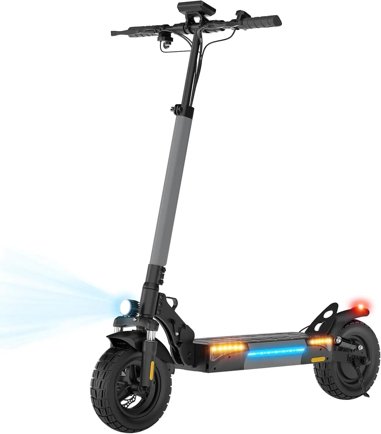Electric Scooter for Adults, 28 MPH Top Speed & 28 Mile Range, 1000W Powerful Motor, 10" Off-Road Tires, Dual Suspension