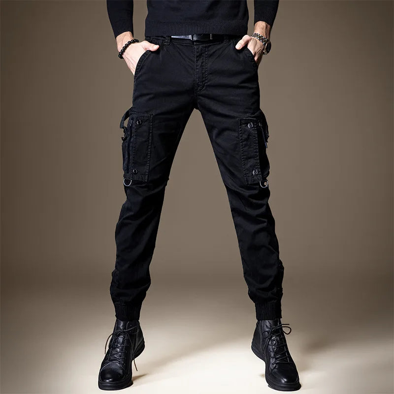 American Style Men's Straight-leg Cargo Pants Lightweight Functional Outdoor Tactical Casual Pants For Men Women