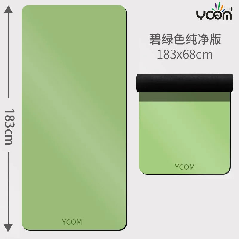 Cross-Border Anti-Slip Fitness Sports Mat Home Yoga Mat Made of Thickened 5mm Natural Rubber Silent Shock Absorption