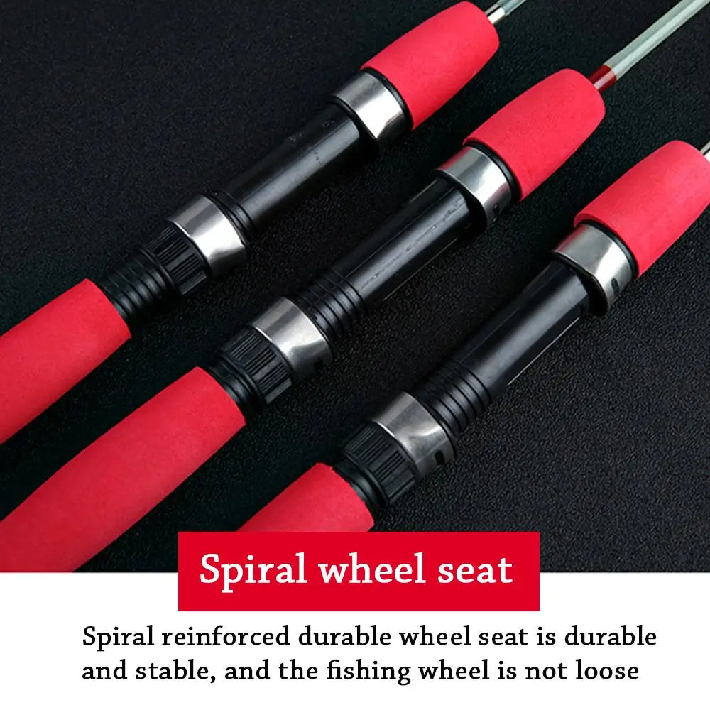Winter Portable Travel Ice Fishing Rods Tackle Pole Fishing Reels Fishing Tackle