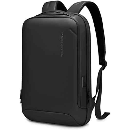Muzee Slim Laptop Backpack for Men - Business Backpack - 15.6 inch PC - Water Repellent - Lightweight - Professional Design