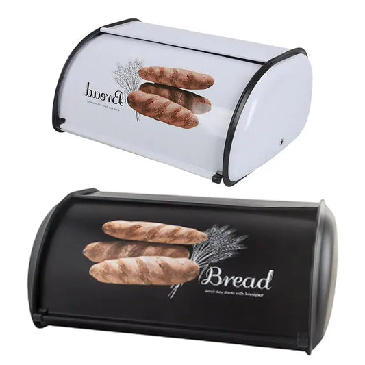 Kitchen Storage Organization Bread Box Stainless Steel Vintage Cake Storage Container Food Storage Container Kitchen Accessories