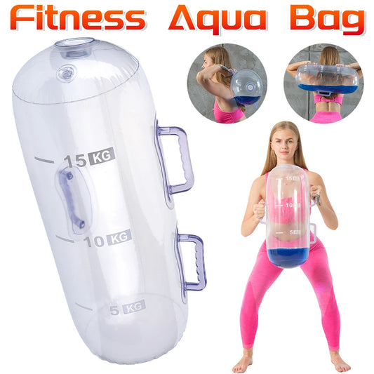 Bodybuilding Gym Accessories 5/10/15KG Fitness Aqua Bag Water Power Bag Weightlifting Sports Heavy Duty Power Bags