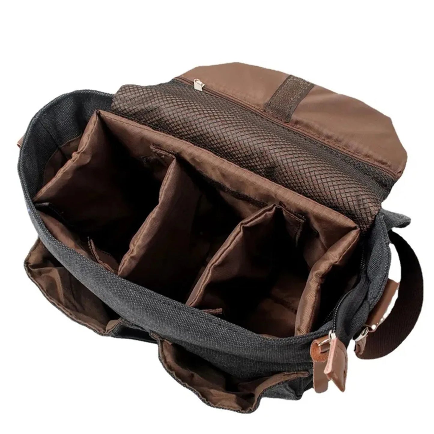 Leisure Retro Motorcycle Saddlebag Universal Side Bag With Removable Inner Bag Travel Motorbike Luggage Shoulder Bag Canvas