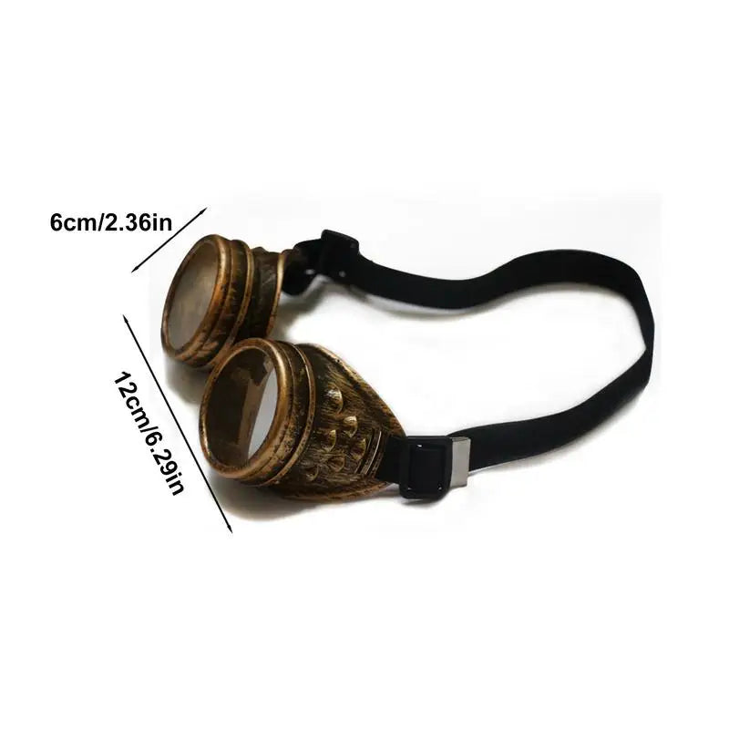 Vintage Fashion Sunglasses Victorian Gothic Cosplay Rivet Steampunk Goggles Glasses Welding Punk Goggles