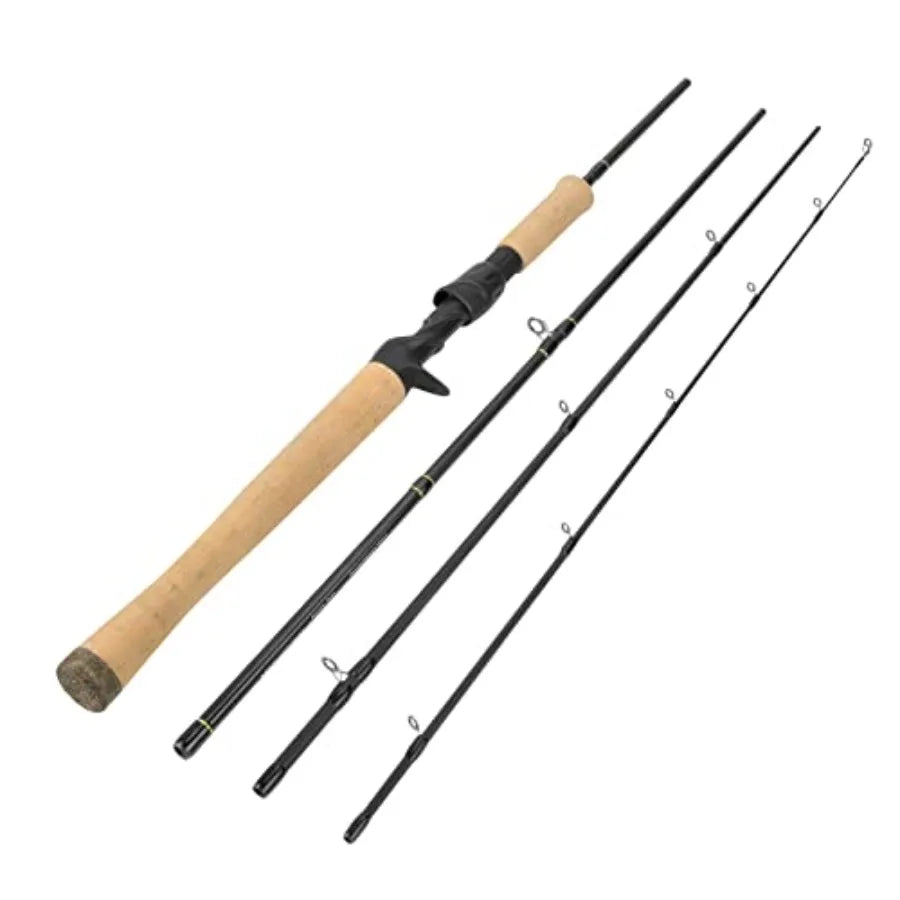 Valiant Eagle Passage Travel Fishing Rods 4 6 Pc Pack Rods for Spinning Casting and Fly Fishing IM6 Graphite Blank wit