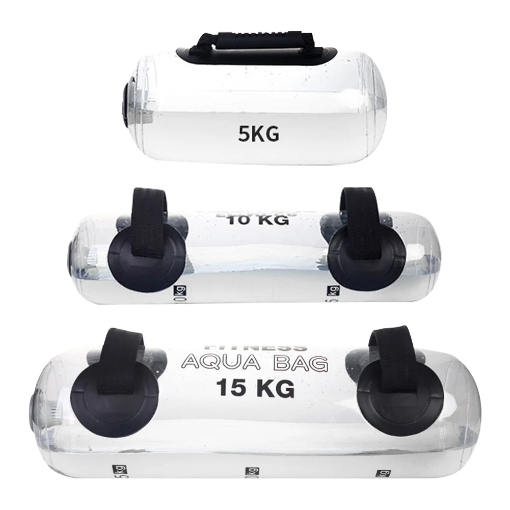 Fitness Aqua Bag Water Weight Bag 5/10/15Kg Water Sandbag Exercise Tool Weighted Workout Equipment for Weightlifting Crossfit