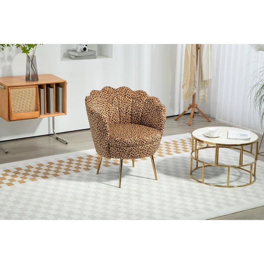 Moderccent Velvet Chairs Comfy Upholstered Vanity for Bedroom Armchair Dining with Golden Metal Legs Desk Chair Makeup Chairs f