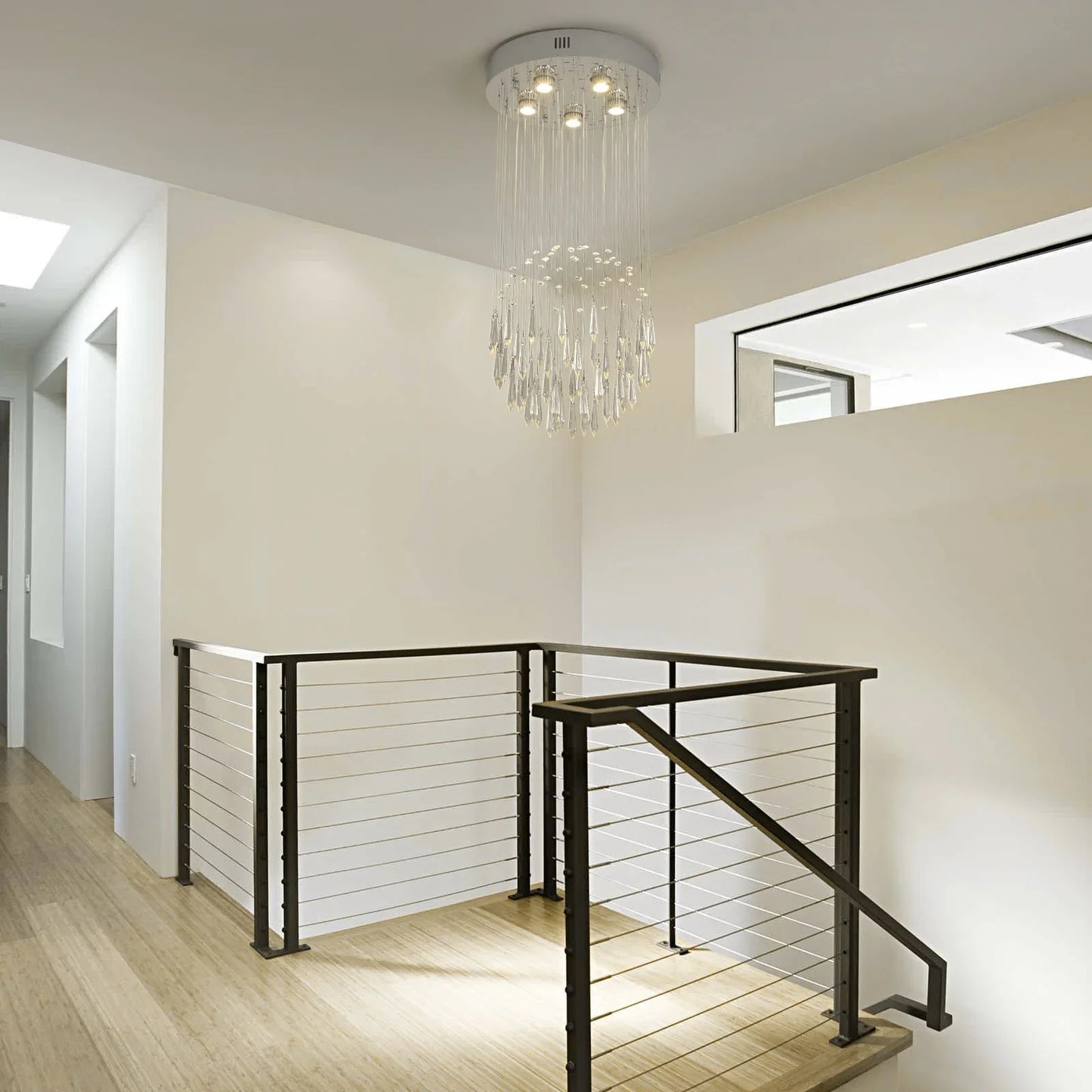 Luxury Pendant Light Modern Crystal Ball Led Chandelier Ceiling Lamps Living Dining Room Home Decor Lustre Hanging Fixtures