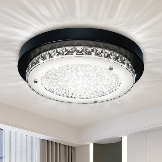 Crystal Flush Mount Ceiling Light Glittery K9 crystal ceiling light fixture Modern LED Crystal Ceiling Light