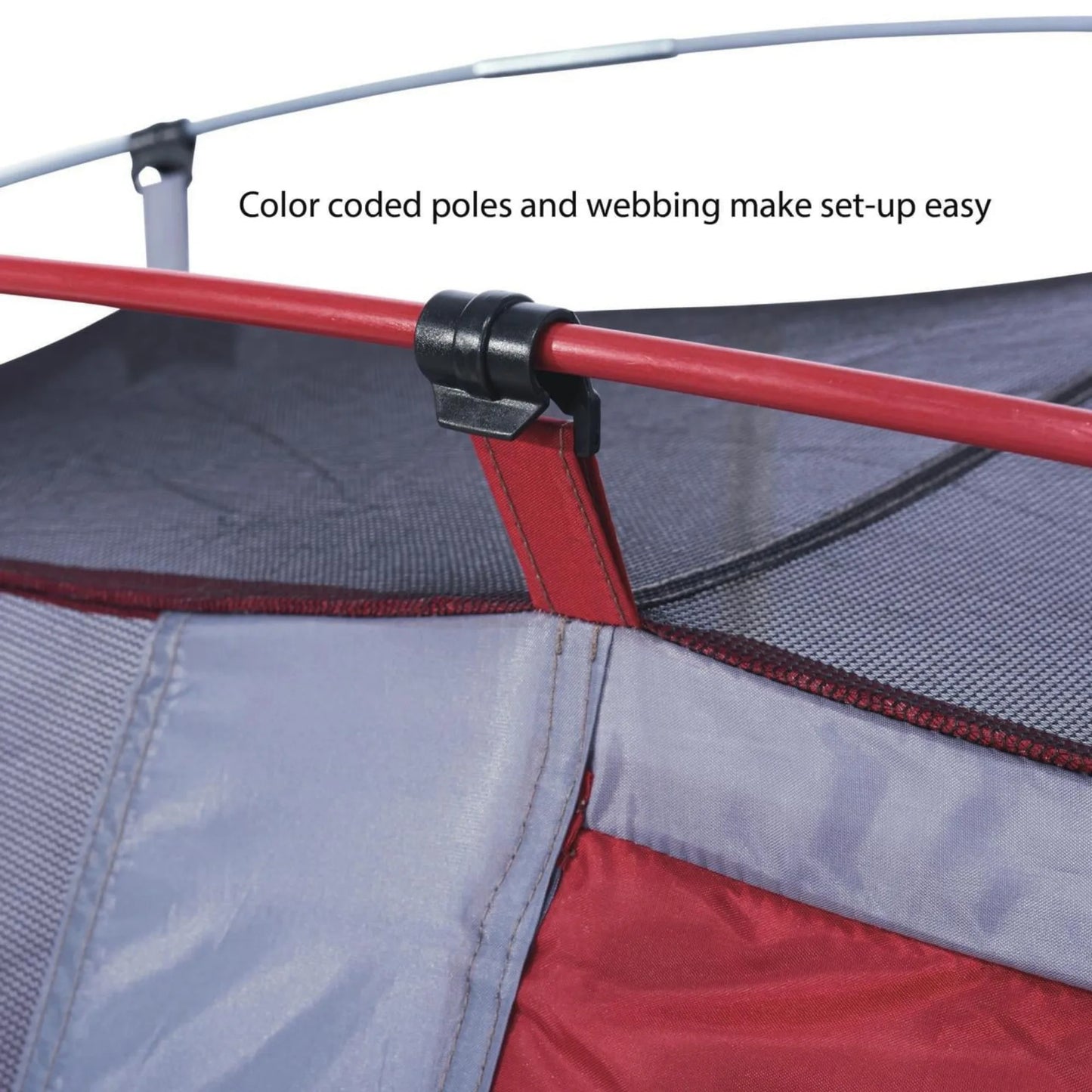 1 Person Hiker Tent， Clip Points and Webbing Make Set-up Easy