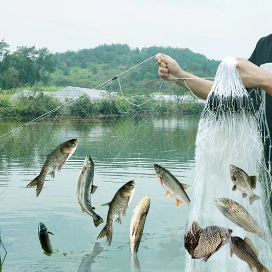 High Quality Three-layer White Silk Fishing Net Floating Net
