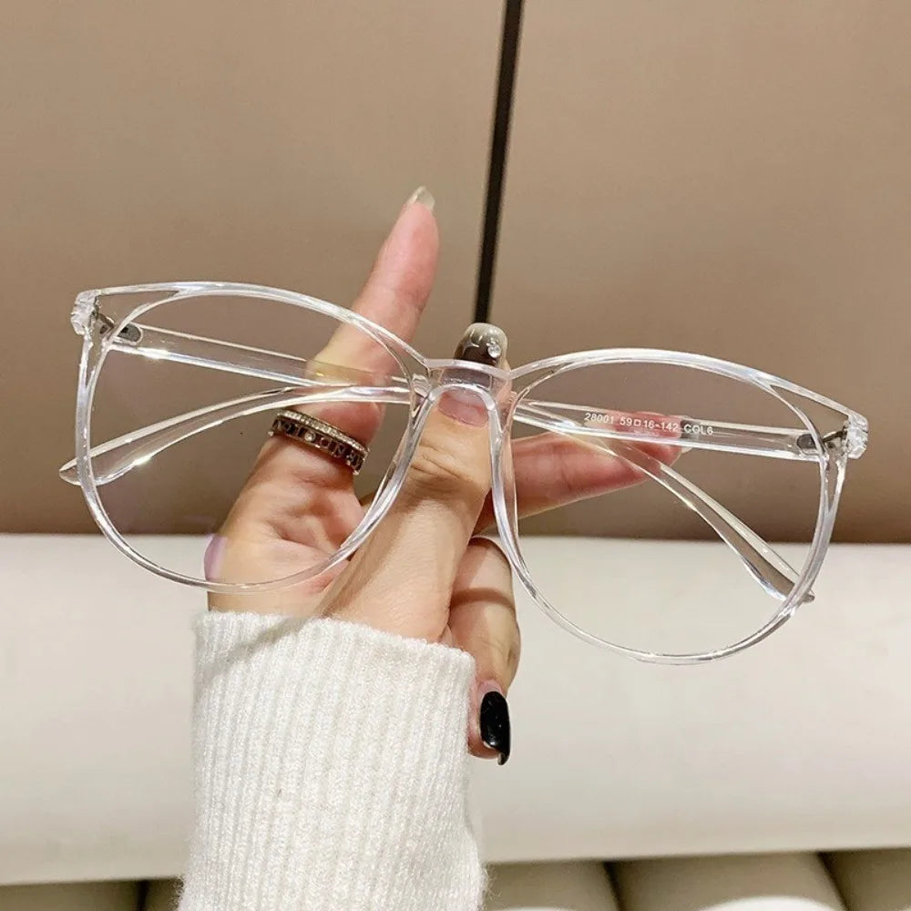 10PCS Fashion Oval Glasses  Anti Radiation Retro Eyeglasses for Woman Men  Anti Blue Light Eyewear