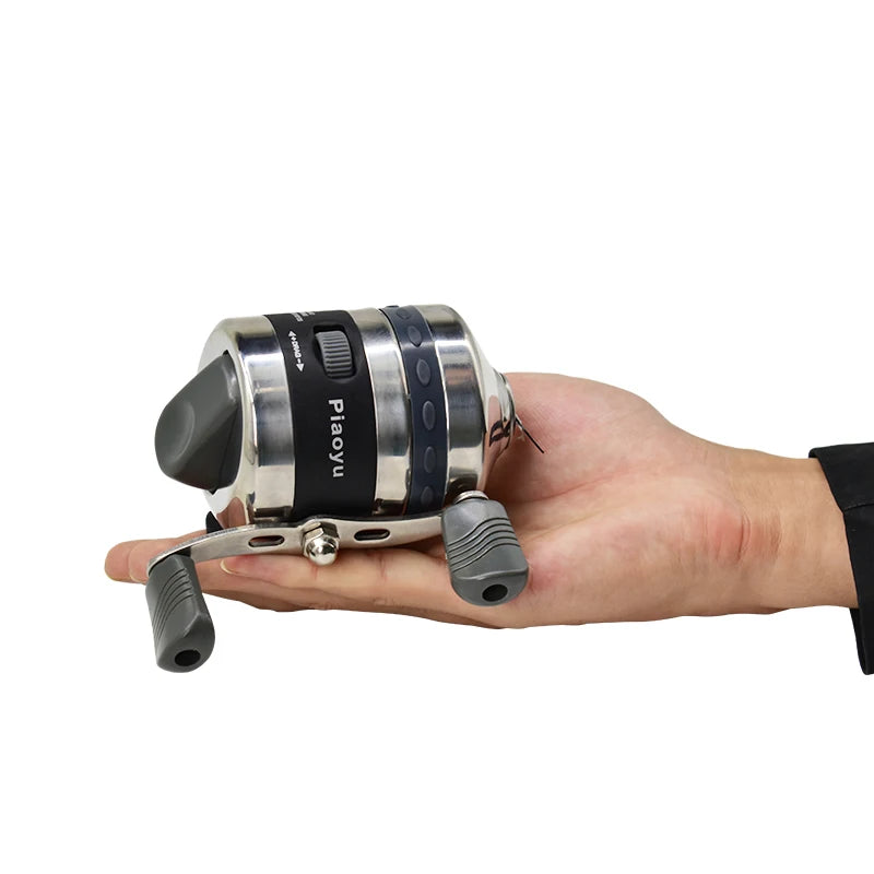 BL25 Fishing Reels High Quality Stainless Steel Fishing Reels Closed Spinning Fish Reel for Slingshot Shooting Fish Dart