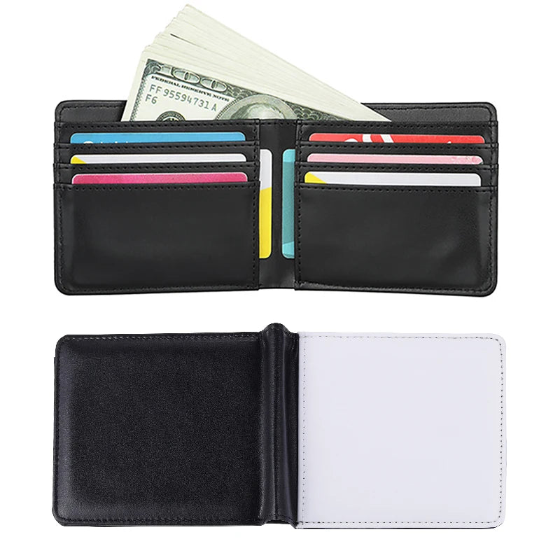 Custom New Man Wallet Custom Short Single-sided Printing Multiple Card Wallet Personalized Color Photos Wallet Christmas Gift