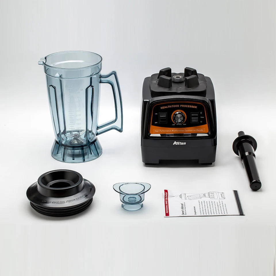 A7400 Professional Blenders For Kitchen, 2800W, 3.9L Commercial Portable Blenders For Shakes And Smoothies, Easy To Clean Black