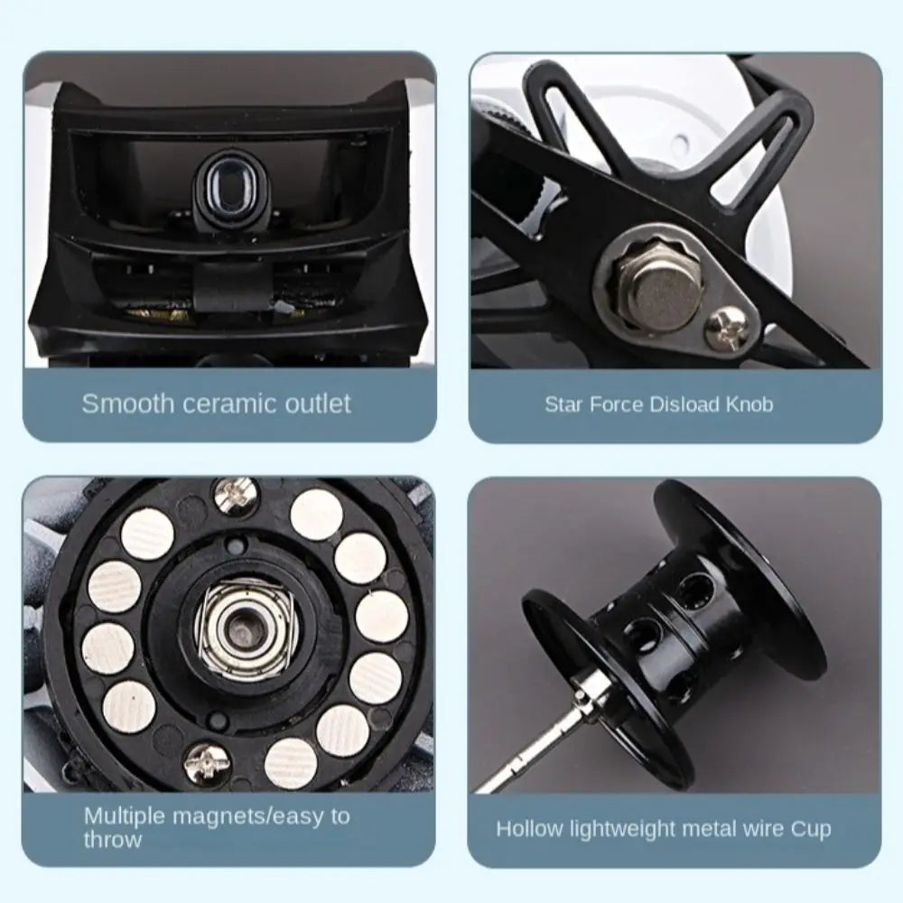 1.8m-3.6m Fishing Rod Full Kits Spincast Fishing Reel Telescopic Fishing Pole High Carbon Fishing Rod Fishing