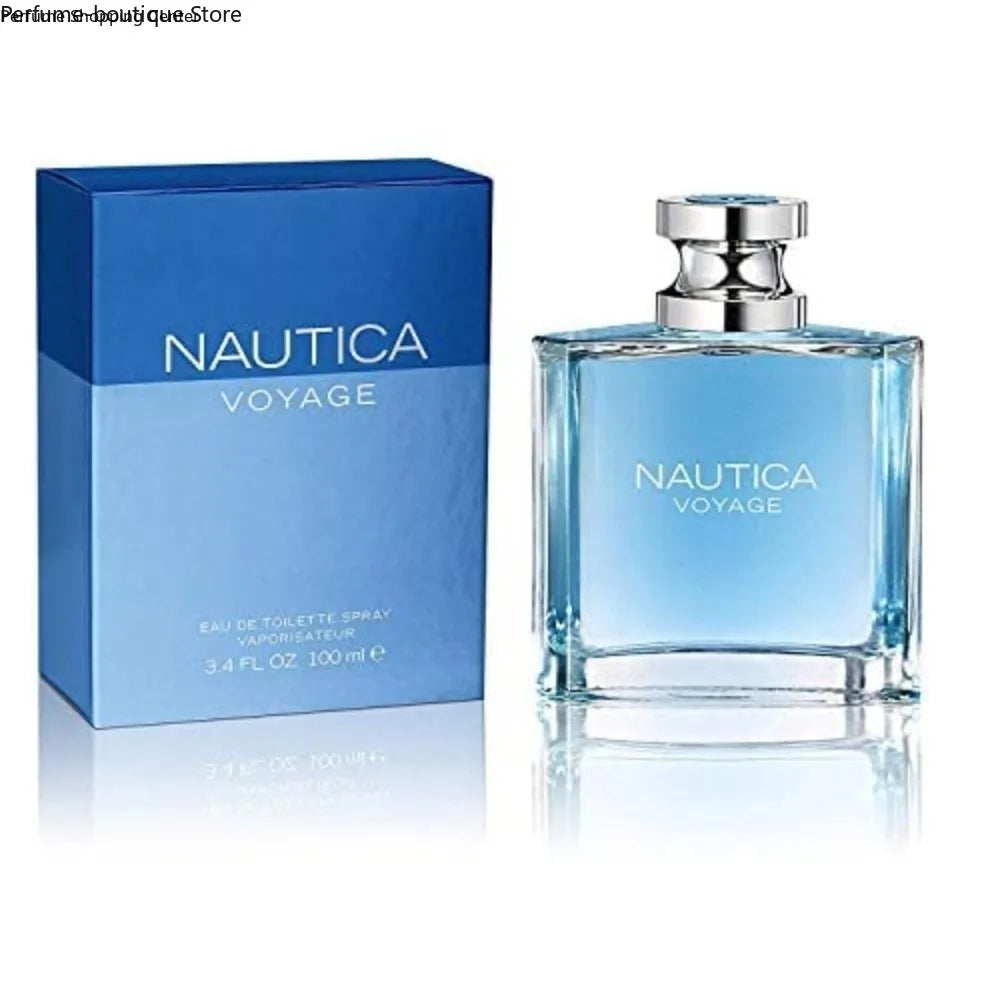 3.4OZ/100 ML NAUTICA VOYAGE For Men By NAUTICA. Eau De Toilette Spray High Quality Brand Perfume Holiday Gifts