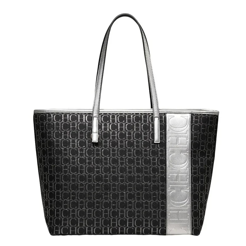 CH Business Duty Simple Ladies Handbag 2025 New Classic Design Trendy Design Vintage Hundred Handbags Women's Bucket Bag