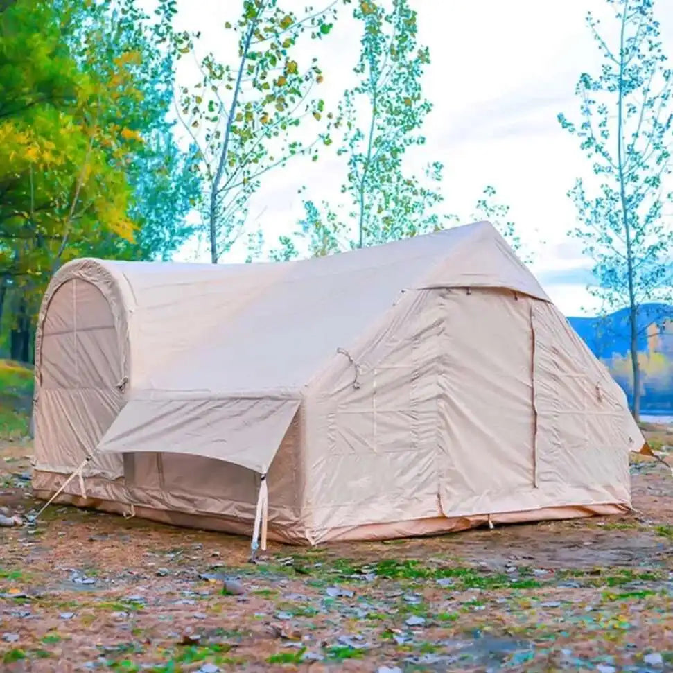 Custom Intergrated Winter Iatable Cabin Tent With 8-12 Person