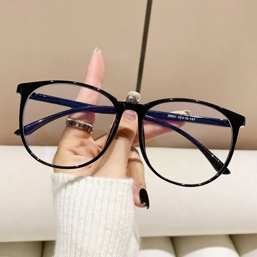 10PCS Fashion Oval Glasses  Anti Radiation Retro Eyeglasses for Woman Men  Anti Blue Light Eyewear