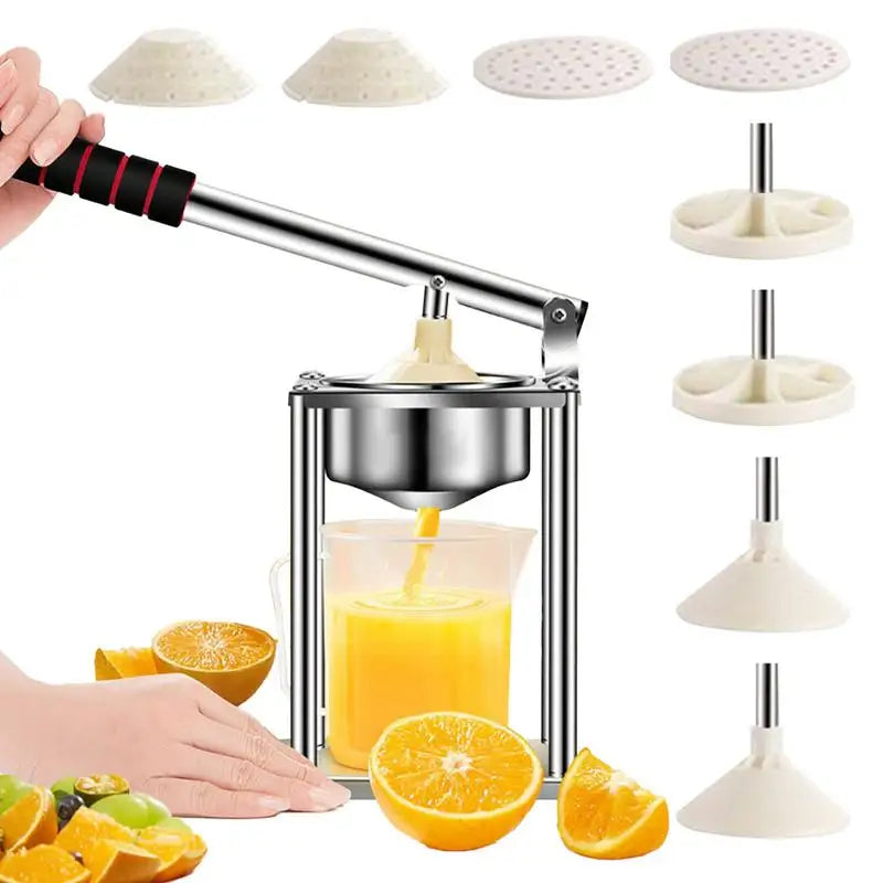 Manual Juicer Citrus Juicer Hand Press for Orange Commercial Heavy Duty Hand Press Manual Orange Citrus Lemon Pomegranate Fruit